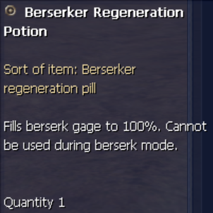 Berserk Regeneration Potion