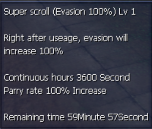 Super scroll (Evasion 100%)