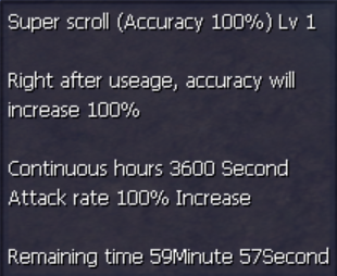 Super scroll (Accuracy 100%)