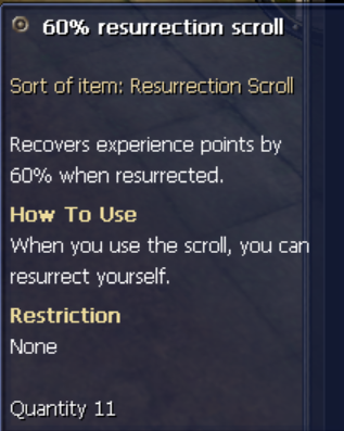 Resurrection scroll 60%