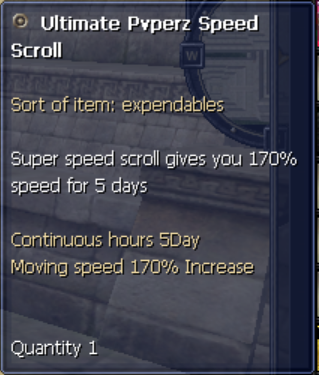 Speed Scroll