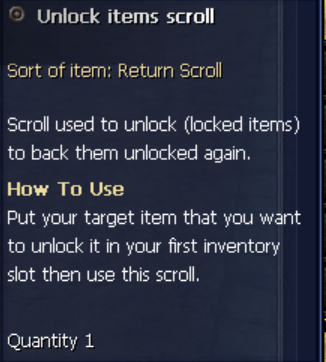 UnLock Scroll